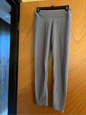Women’s Textured High-Waist Leggings - Gray